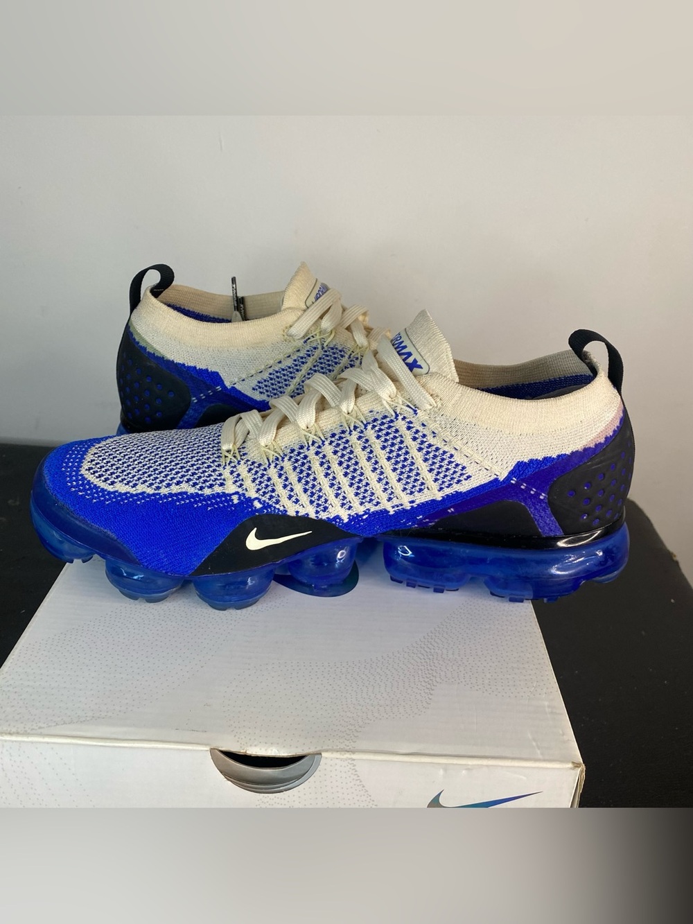 Nike Air Vapormax Flyknit 2 “Racer Blue” Size 10.5 - Picture 4 of 9